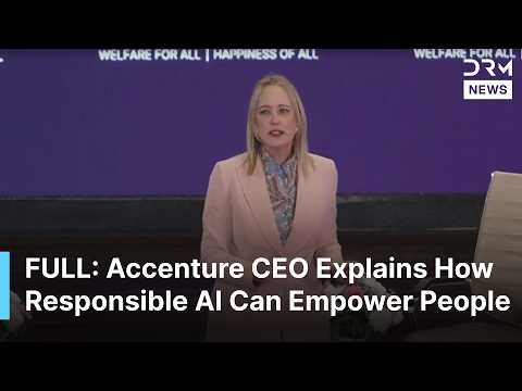 FULL: Accenture CEO Explains How Responsible AI Can Drive Productivity and Empower People | AQ1B