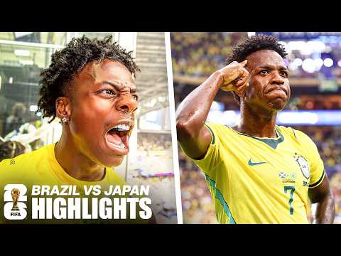 iShowSpeed Brazil vs Japan Highlights | 2026 FIFA World Cup™